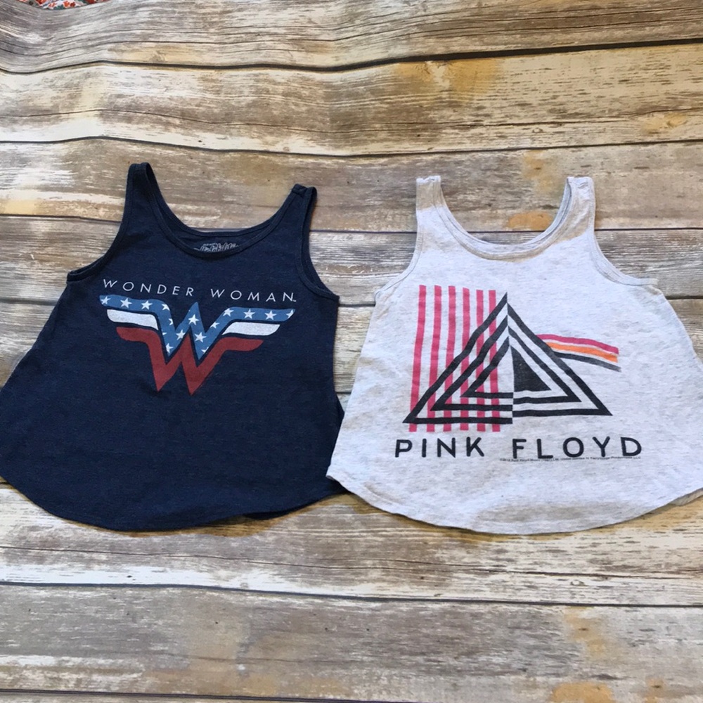 2 for $4 Girls Vintage Tank Tops